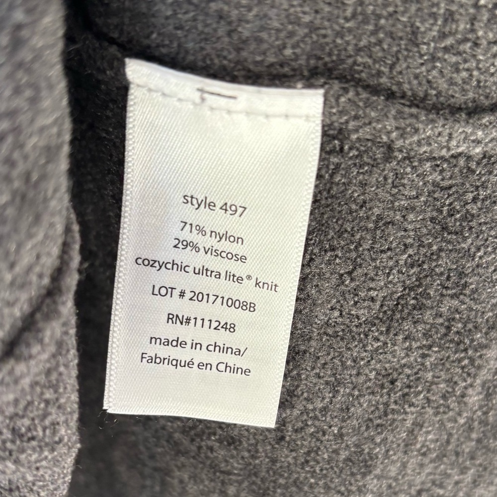Barefoot Dreams Cozy Chic Ultra Lite Knit Sleeveless Open Front Cardigan Soft - Picture 10 of 10